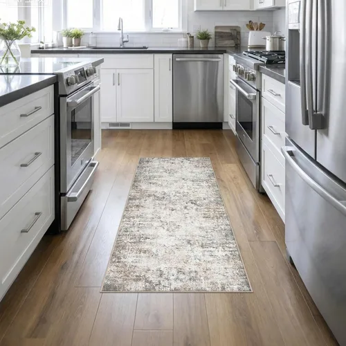 Miniatura 46 de Alfombra lavable de 2 x 3 pulgadas, alfombra de entrada: lavable, moderna, abstracta, suave, fina, antideslizante, resistente a las manchas