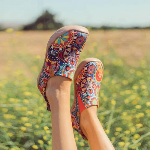 Miniatura 5 de UIN - Zapatos de viaje de lona pintada para mujer