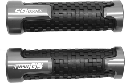 Miniatura 12 de Para BMW F650GS 2000-2007 2001 2002 2003 2004 2005 2006 F650 F 650 GS motocicleta 7/8 pulgadas 0.866 in mango manillar agarres (color : negro)