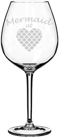 Miniatura 2 de Copa de vino cáliz de corazón de sirena, Glass