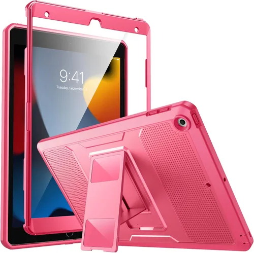 Miniatura 16 de MoKo Funda para iPad de 10.2 Pulgadas iPad 9ª Generación 2021/ iPad 8ª Generación 2020/ iPad 7ª Generación 2019, [Servicio Pesado] A Prueba