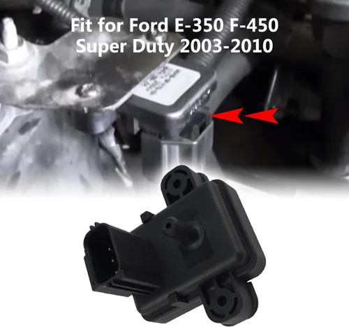 Miniatura 3 de Sensor MAP Compatible con Ford F250 F350 F450 F550 Super E-Series Duty Diesel 6.0L Camiones Furgonetas, Sensor de Presión Absoluta del Colector