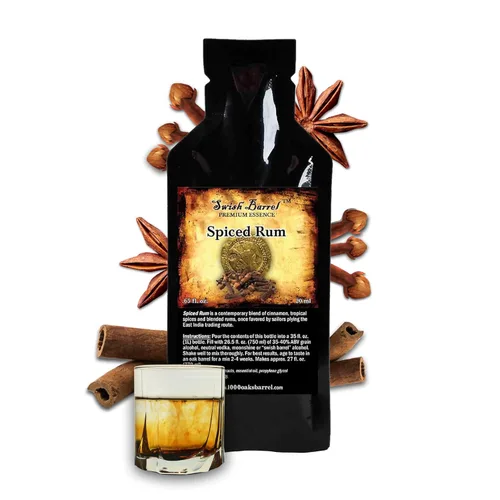 Ron especiado Premium Essence | Recambios de kit Bootleg | Thousand Oaks Barrel Co. | Sabor gourmet para mezcladores de cócteles añejos en barril y
