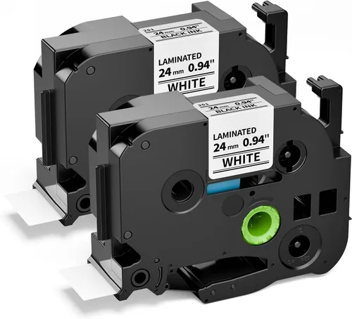 Miniatura 20 de Label KINGDOM Etiqueta compatible con Brother TZe-141 Cinta para etiquetadora negra sobre transparente para cubos PT1800 PTE300 PTD400AD, 0.709 in