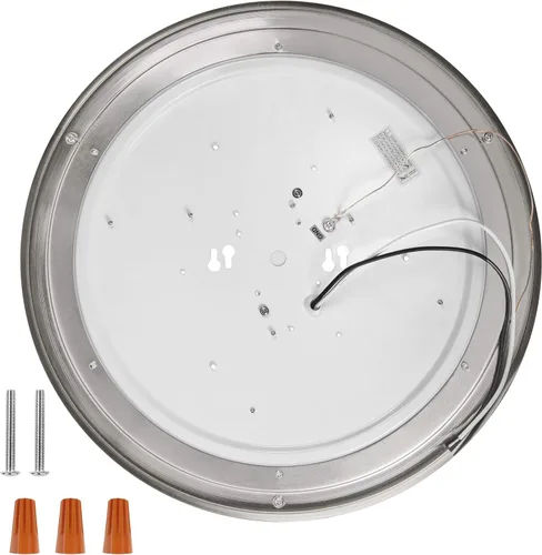 Miniatura 4 de LB72172 - Lámpara de techo LED de montaje empotrado, 10 pulgadas, moderna, regulable, lámpara redonda, acabado de bronce aceitado, blanco frío