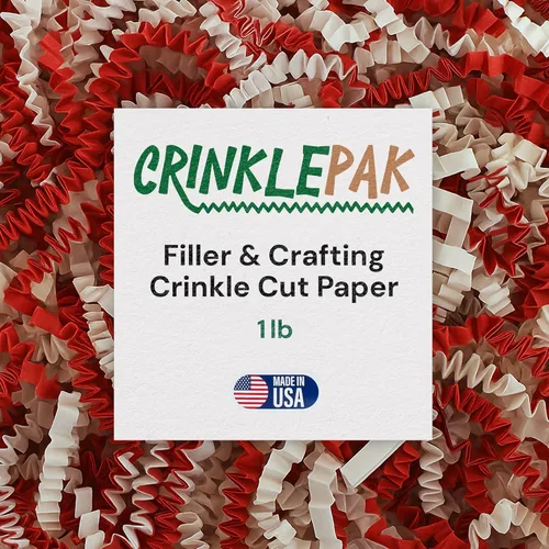 Miniatura 56 de Relleno de papel arrugado de 10 libras fabricado en EE. UU. Relleno de papel triturado para embalajes de envío, envoltorios de regalo, excelente