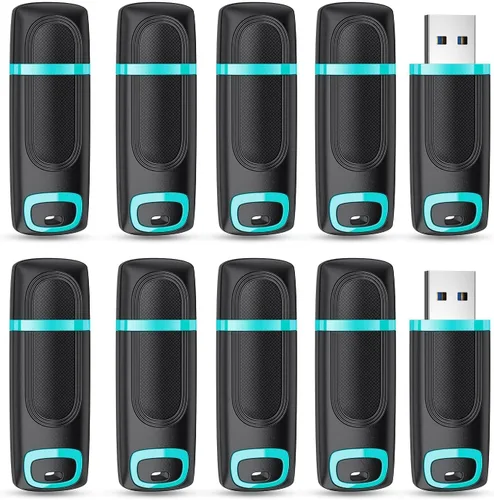 RAOYI 10 PIEZAS 8GB USB 2.0 Unidad Flash Unidad de Pulgar Memoria Stick Unidad de Salto Unidad Zip para Almacenamiento de Datos y Copia de Seguridad