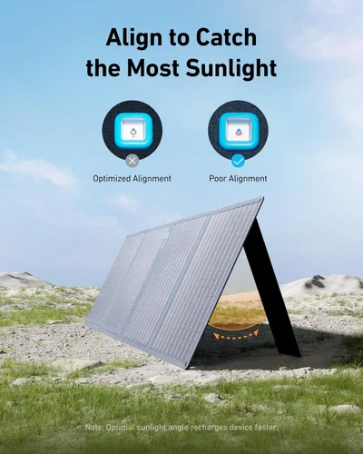 Miniatura 6 de Anker SOLIX C1000 Estación de energía portátil con panel solar bifacial de 100 W, generador solar de 1,800 W, batería LFP de 1056 Wh (LiFePO4), 6