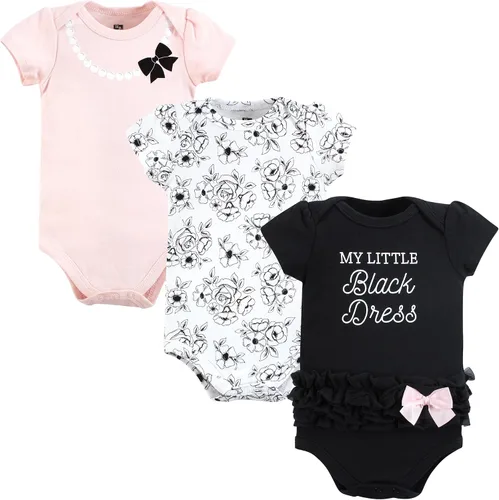 Miniatura 69 de Hudson Baby baby-girls Cotton Bodysuits 3-pack
