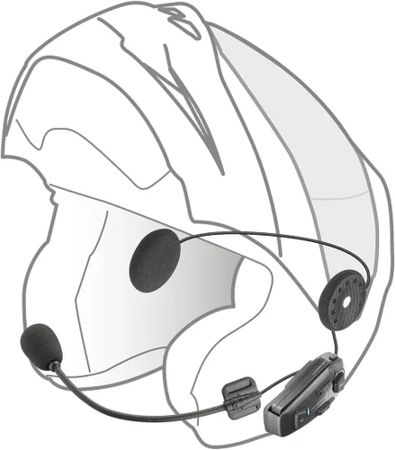 Miniatura 8 de Interphone Cellularline, Intercomunicador para motocicleta con comunicación de malla, modelo U-Com 8R, hasta 24 conductores, distancia 1.0 mi