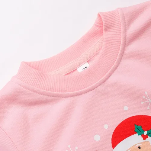 Miniatura 38 de Sudaderas para niñas pequeñas, cuello redondo, sin botones, de manga larga, para invierno, casual, ropa 2T-7T, Dinosaurio