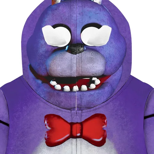 Miniatura 2 de Five Nights Hoodie for Boy Midnight Horror Bear Sweatshirt Long Sleeves Suitable for Autumn and Winter Zip Up 5-12y