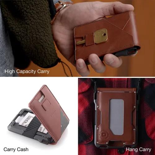 Miniatura 5 de Dango - Cartera M1 Maverick de aluminio mecanizado CNC, bloqueo RFID, fabricada en Estados Unidos
