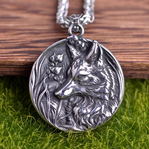 Miniatura 3 de Collar vikingo nórdico para hombre, brújula vegvisir, collar original de talismán, 1 ud