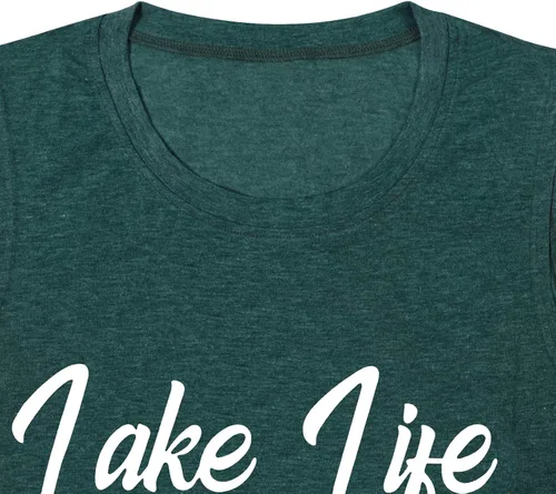 Miniatura 3 de Camiseta sin mangas con gráficas para mujer, camiseta sin mangas con estampado de Lake Life, bonito estampado divertido, vacaciones de verano