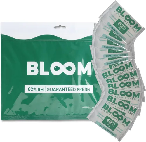 Bloom - Paquetes de 62% de humedad por Herb Guard (paquete de 10) – 0.31 onzas garantizadas para mantener hasta 1 onza fresca durante meses y