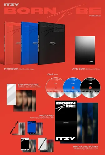 Miniatura 2 de ITZY - BORN TO BE versión estándar CD+Beneficio de preventa (Negro ver.)