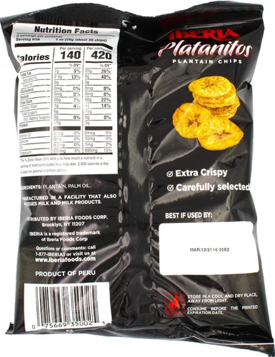 Miniatura 2 de Iberia Tostones - Chips de plátano, 2 onzas (paquete de 24)