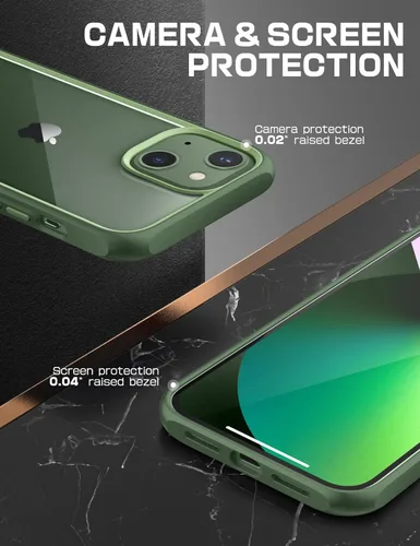 Miniatura 5 de SUPCASE Unicorn Beetle Style Series - Funda para iPhone 13 (versión 2021) de 6.1 pulgadas, funda protectora híbrida transparente prémium (Jasper)