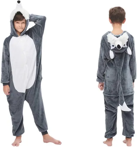 Miniatura 4 de Petrella Animal Kids Onesie Cute One Piece Pajamas Halloween Costume Chrismas Cosplay Sleepwear Unisex for Boys & Girls