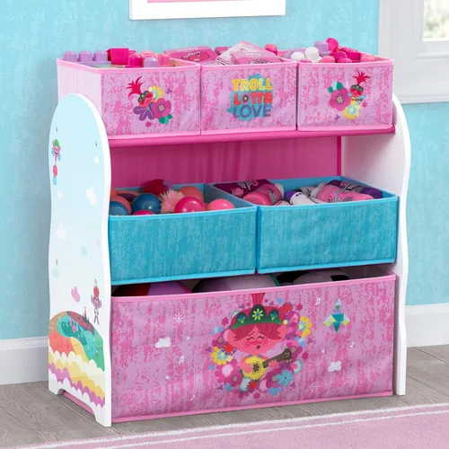 Miniatura 6 de Delta Children Organizador de juguetes para diseño y almacenamiento de 6 compartimientos, certificado Greenguard Gold, Nick Jr. PAW Patrol