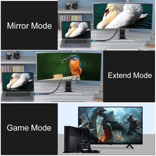 Miniatura 4 de Cable HDMI 4K de 20 pies (HDMI 2.0, 18 Gbps) Cable HDMI Ethernet de ultra alta velocidad con conectores chapados en oro, compatible con 4K@60HZ 2K