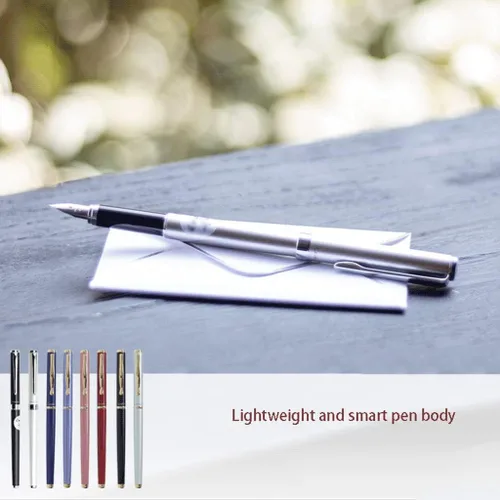 Miniatura 2 de Elegante pluma estilográfica, impresionantes bolígrafos de lujo de 0.020 in, punta fina de acero inoxidable, diseño clásico, pluma de escritura
