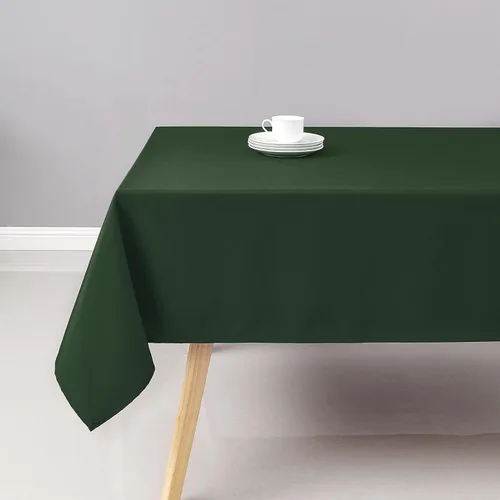 Miniatura 12 de Wewoch Mantel rectangular blanco resistente al agua y lavable de poliéster para mesa de comedor, cocina, fiestas, bodas y uso al aire libre de 60