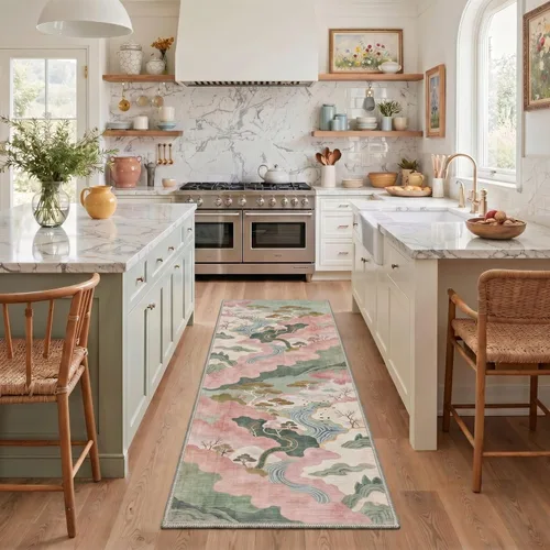 Miniatura 127 de BEIMO Alfombra de pasillo para cocina, alfombra lavable a máquina de 2 x 5 para entrada, alfombras modernas y abstractas suaves, cubierta de piso