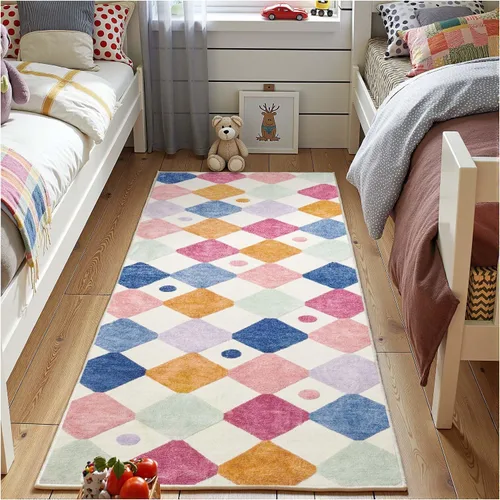 Miniatura 38 de jinchan Alfombra a rayas de 2 x 3 para entrada, alfombra de cocina, tapete pequeño, antideslizante, ligero, de bajo perfil, decoración para entrada