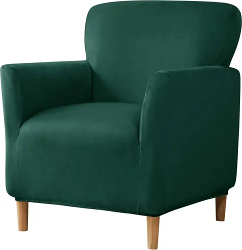 Miniatura 11 de Fundas Elásticas para Sillas Fundas para Sillones de Banquete Fundas de Sillón de Terciopelo Lujoso Fundas de Sofá Sillón Fundas para Sillas Azul