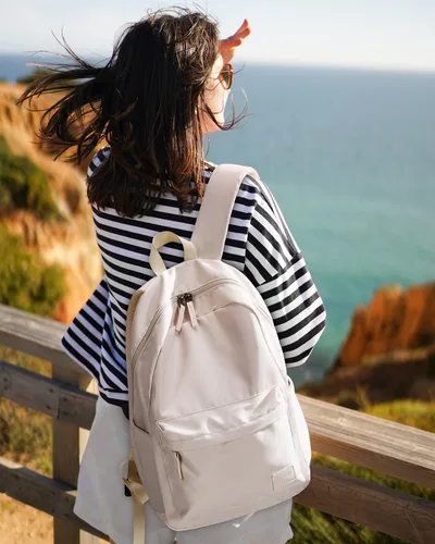 Miniatura 2 de HOMIEE Mochila ligera para laptop de uso casual, se adapta a computadoras de 15.6 pulgadas, resistente al agua, pequeña, linda, unisex, mochila