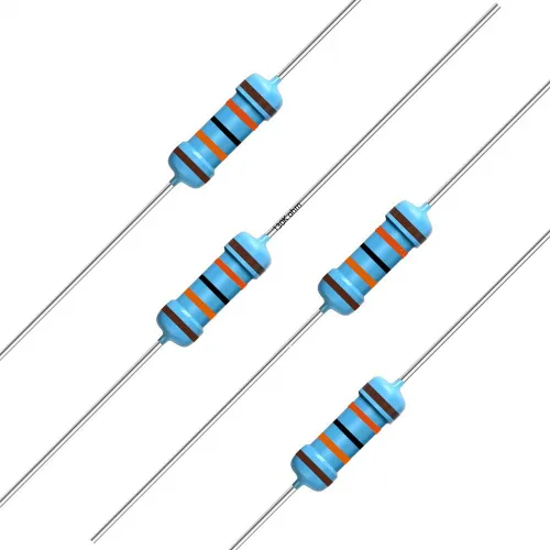 Miniatura 44 de California JOS 100 unidades de resistencia de 0.12 ohmios 1/4w (0.25 W) Resistencia fija de película metálica de tolerancia ±1%, más de 189 valores