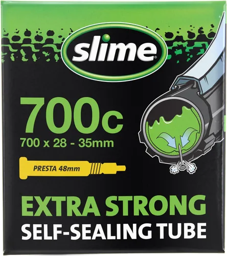 Slime Tubo autosellante extrafuerte de 700 x 28-35mm Presta