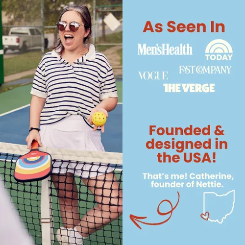 Miniatura 8 de Nettie Juego de palas de pickleball de 1/2/4, aprobadas por USAPA, de fibra de carbono, regalos de cumpleaños, día de San Valentín, para novia