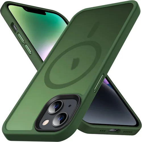 Miniatura 31 de Anqrp Funda magnética a prueba de golpes para iPhone 11, [compatible con MagSafe] [probada contra caídas de grado militar] Funda delgada de silicona
