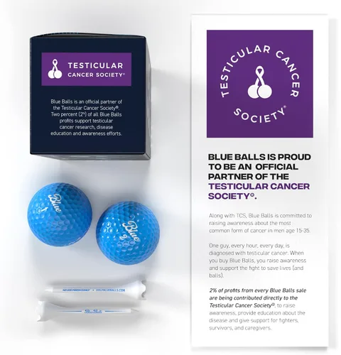 Miniatura 5 de Blue Balls Pelotas de golf con luz LED de alta calidad, brillan en la oscuridad, golf nocturno, regalo divertido, despedida de soltero