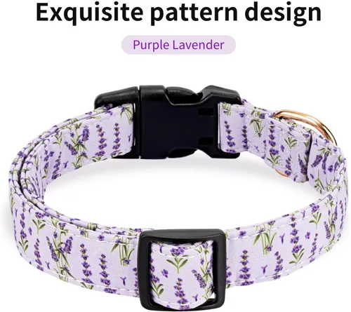 Miniatura 2 de Collares de perro personalizados Gelwoo, collares ajustables para cachorros con hebilla de seguridad para perros pequeños, medianos y grandes, lindo