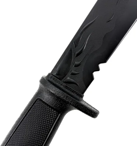 Miniatura 3 de E-BOGU Espada negra de polipropileno estilo Kukri (24.5")