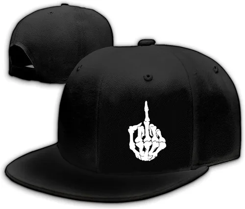 Miniatura 10 de Motorcycle Skull Hat Flat Bill Hats for Men Snap Backpack Mens Hats Snapback Baseball Cap for Teens Boys