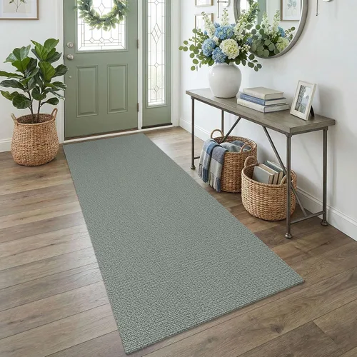 Miniatura 174 de EARTHALL Alfombra pequeña de 2 x 3 pies, lavable para entrada, antideslizante, trenzada, alfombra para puerta interior y exterior, alfombra tejida