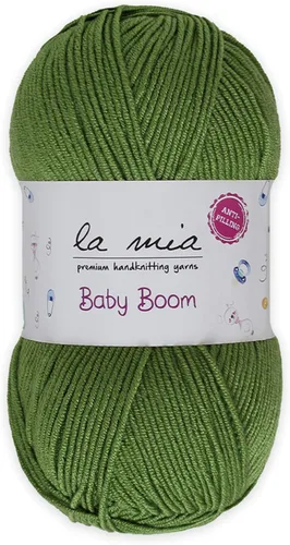 Miniatura 17 de 1 madeja La Mia Baby Boom, hilo acrílico 100% antipilling para tejer y ganchillo para tejer y ganchillo, 3.53 oz (3.5 onzas) / 820.2 ft