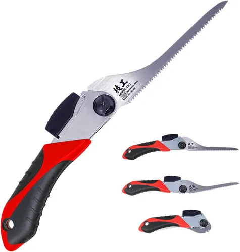 KAKURI Jab Saw - Sierra de tracción japonesa plegable de 5-1/8 pulgadas para paneles de yeso, madera, yeso, cartón, madera contrachapada, hoja de