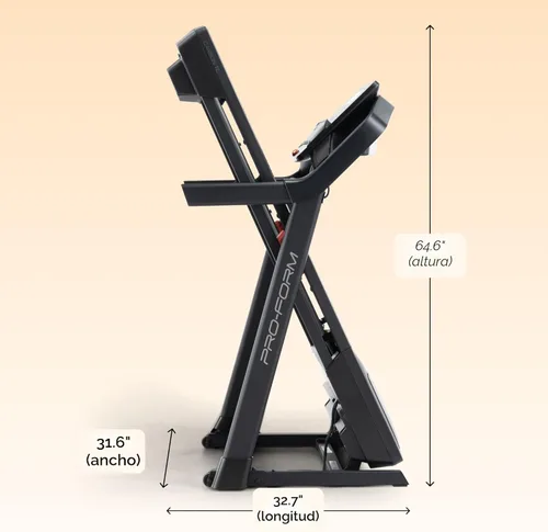 Miniatura 7 de Proform Cintas de correr de carbono: cintas de correr para caminar y correr con ventilador integrado y diseño de ahorro de espacio