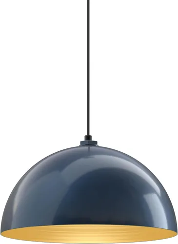 Miniatura 18 de Steel Lighting Co. Brentwood - Lámpara colgante Montada en el techo Domo redondo de 14 pulgadas Estilo moderno contemporáneo de granja