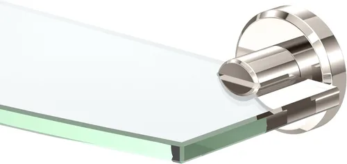 Miniatura 11 de Gatco 4716 Bleu - Estante de vidrio rectangular, cromado o montado en la pared, 20.13 x 4.30 pulgadas, para baño
