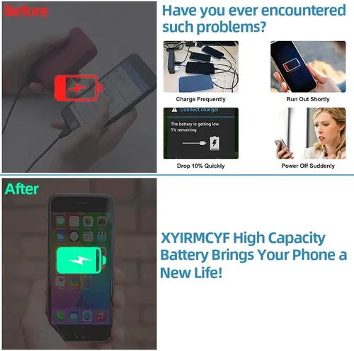 Miniatura 3 de XYIRMCYF Batería de Super Capacidad de 21800mAh Compatible con iPhone 11, Batería de Reemplazo Li-Polímero de 0 Ciclos para iPhone 11, con Kit