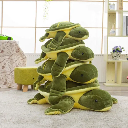 Miniatura 4 de ERDAO Almohada de peluche de tortuga marina, juguetes de peluche de tortuga, regalos para niños y niñas, 15.7 pulgadas