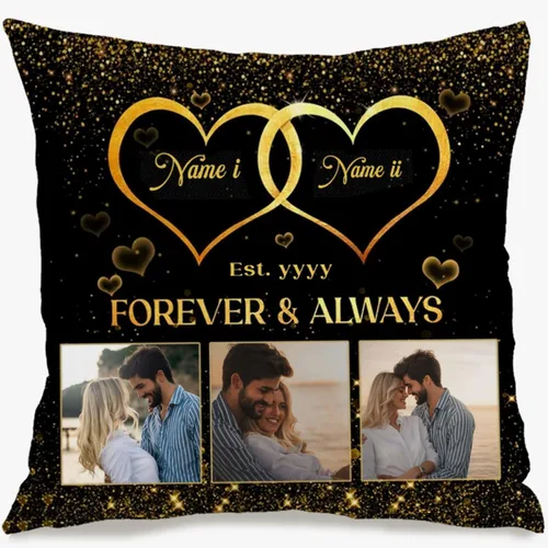 Miniatura 16 de Single Photo Custom Pillow Cover with Personalized Text Turning Your Memory into a Beautiful Throw Pillow and Making it a Touching Gift Choice for