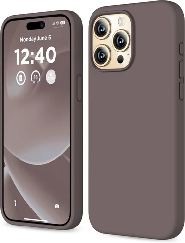 Miniatura 27 de Compatible con Funda para iPhone 15 Pro Max, Funda de Silicona Líquida, Cubierta Protectora Resistente a Golpes de Cuerpo Completo Funda Delgada